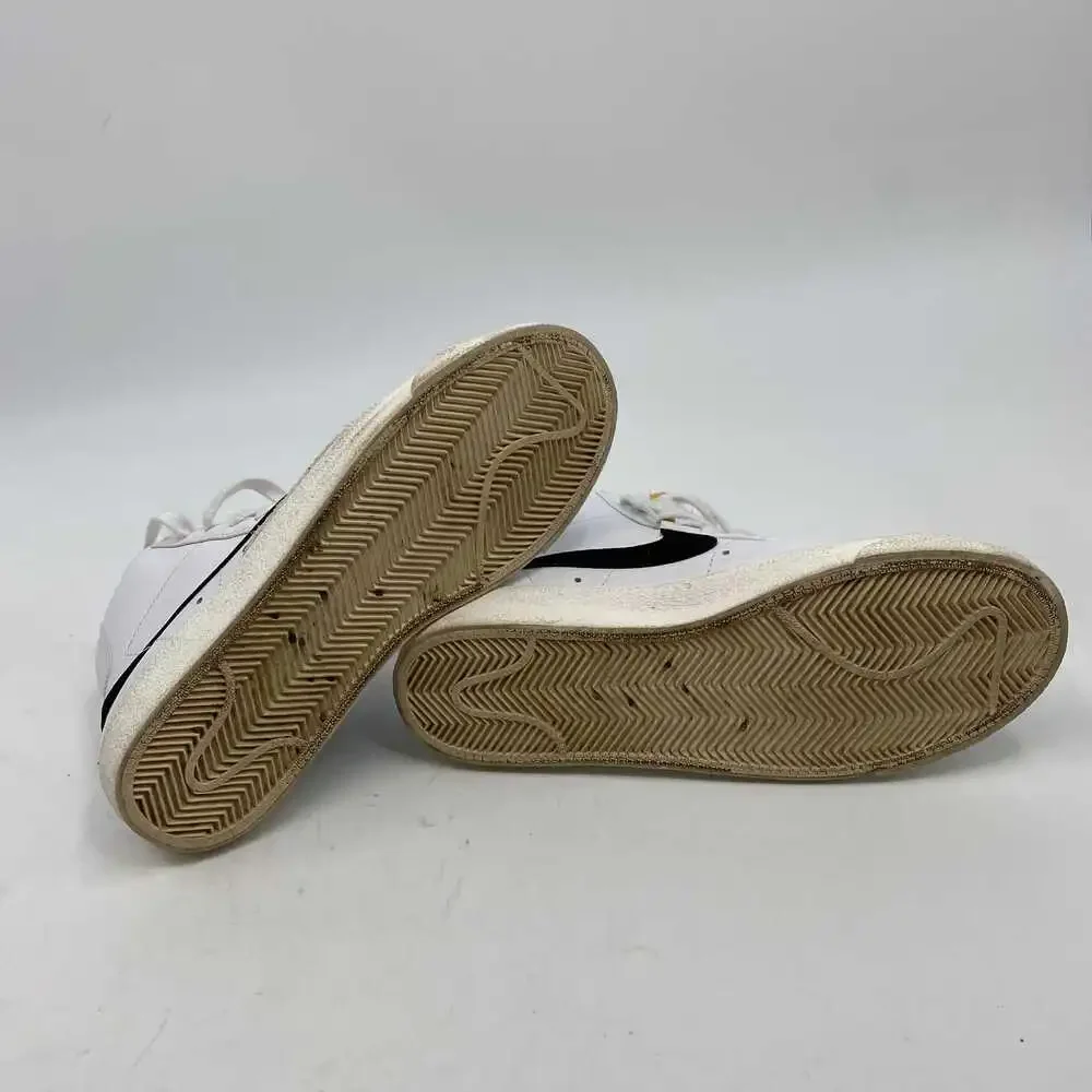 Nike White Black Leather Sneakers | Women’s US 8